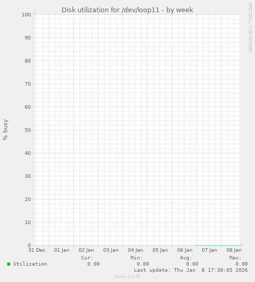 Disk utilization for /dev/loop11