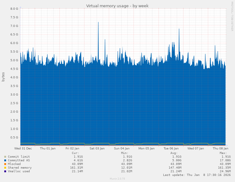 Virtual memory usage